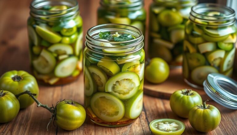 Sałatka z zielonych pomidorów na zimę siostry Anastazji w słoikach