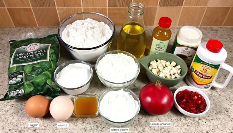 Składniki potrzebne do przygotowania ciasta leśny mech według przepisu siostry Anastazji