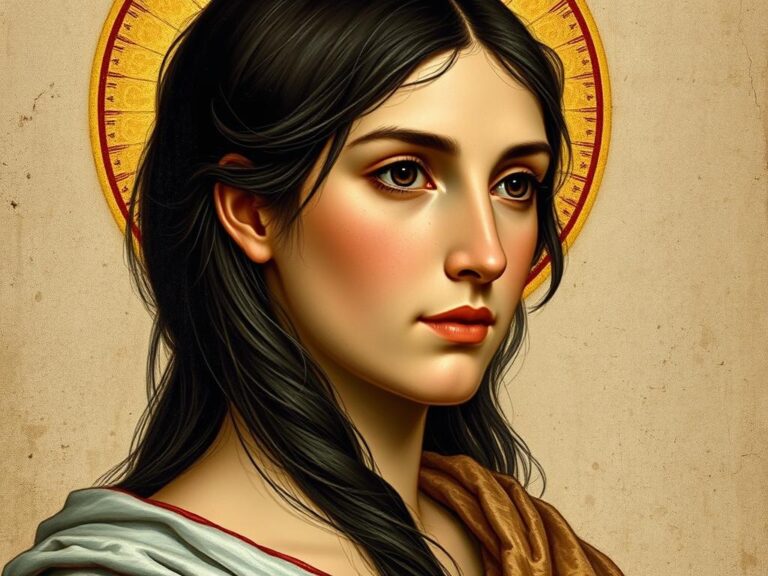 Święta Martyna - portret historyczny przedstawiający młodą rzymską patrycjuszkę z III wieku