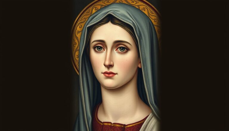 Święta Natalia z Nikomedii - portret ukazujący kobietę z wczesnego chrześcijaństwa w tradycyjnym stroju z IV wieku