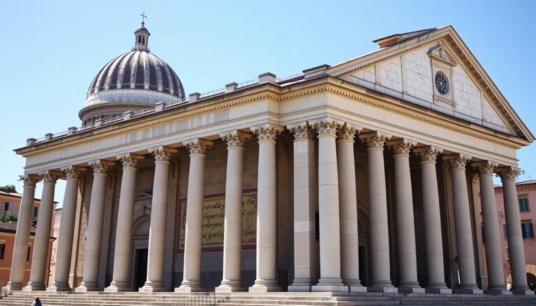 Bazylika świętej Sabiny na wzgórzu Awentyn w Rzymie, jeden z najlepiej zachowanych wczesnochrześcijańskich kościołów