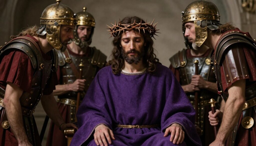 Cierniem ukoronowanie Pana Jezusa, trzecia tajemnica bolesna różańca Cierniem ukoronowanie Pana Jezusa, trzecia tajemnica bolesna różańca