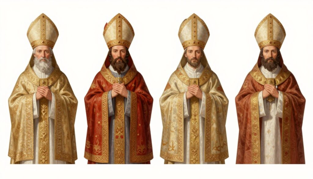 Historyczne nakrycie głowy biskupów - rozwój mitry przez wieki