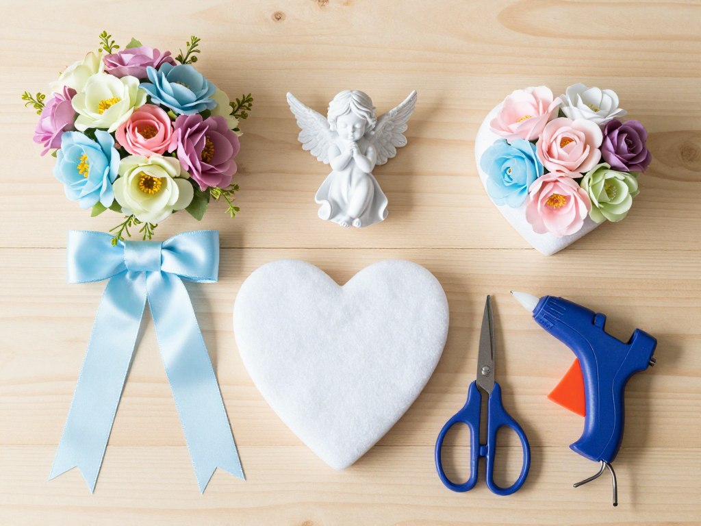 Materiały potrzebne do wykonania stroika na grób dziecka Materiały potrzebne do wykonania stroika na grób dziecka