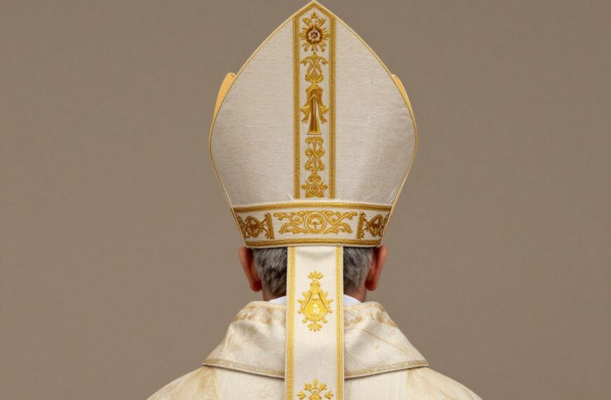 Mitra - nakrycie głowy biskupów używane w krzyżówkach