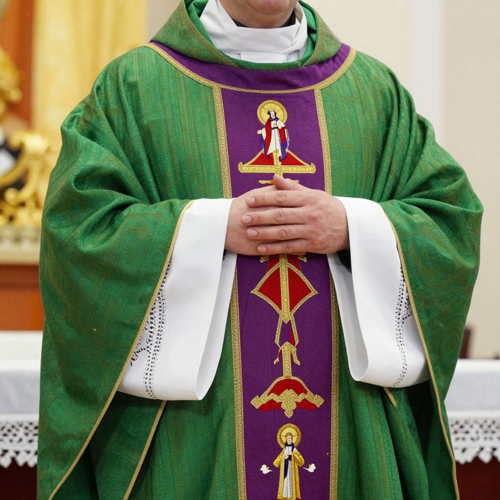 Ornat - wierzchnia szata liturgiczna kapłana