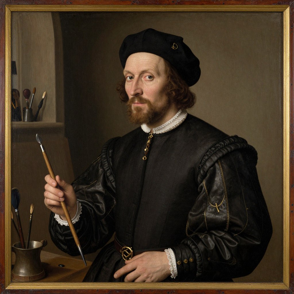 Portret Jana van Eycka, jednego z twórców Ołtarza Gandawskiego